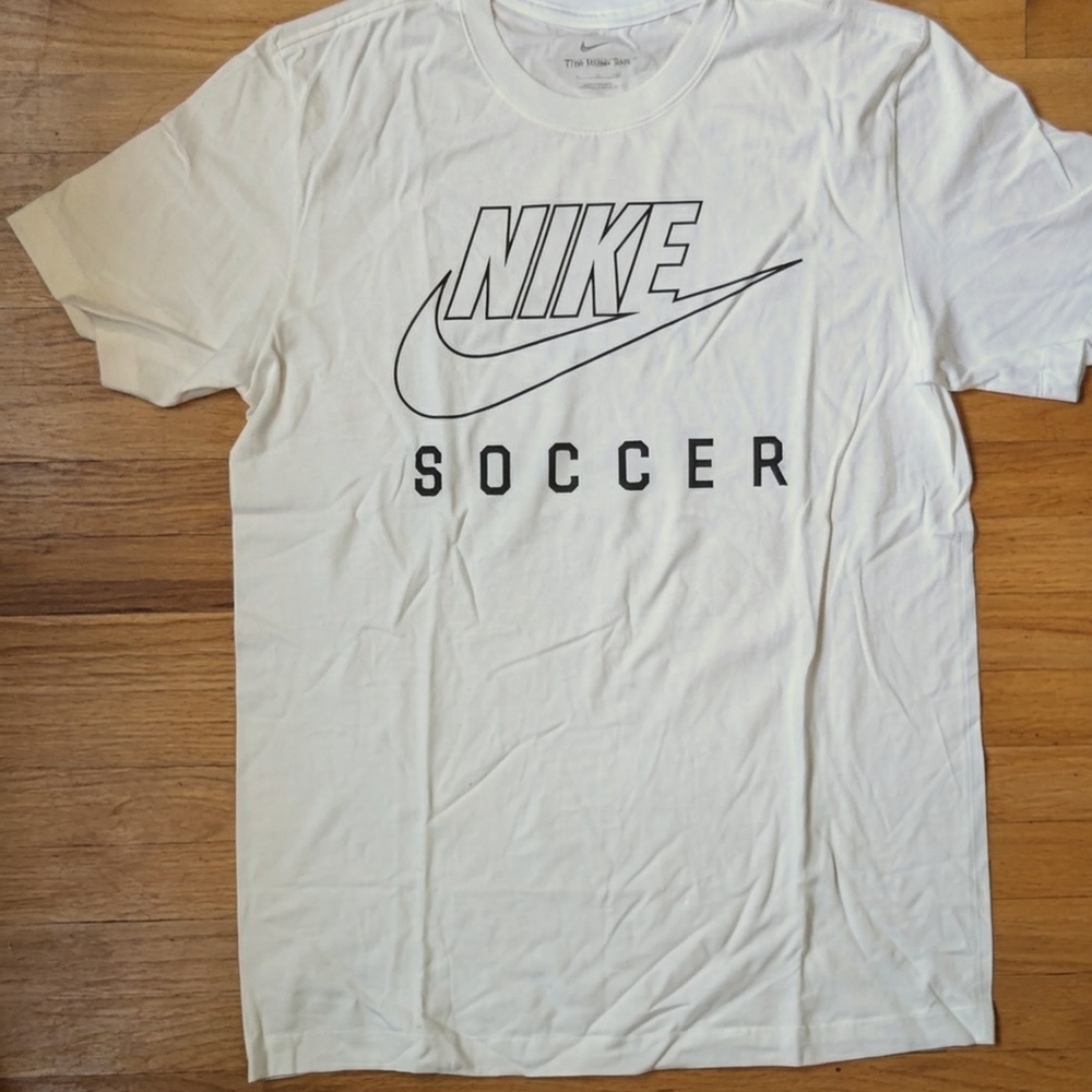 Nike Men's White Soccer Tee